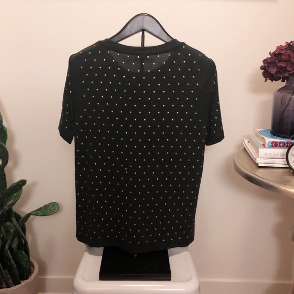 SPLENDID Studded Faded Black Top size Small NWT 🌟 - Picture 2 of 8
